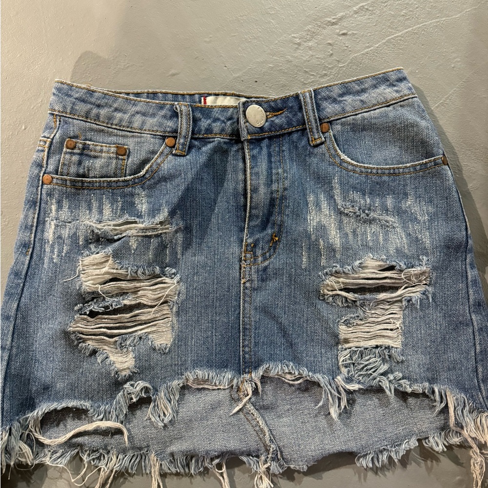 Denim skirt